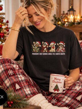 Chihuahua Santa Christmas Shirt, Dog Christmas Shirt